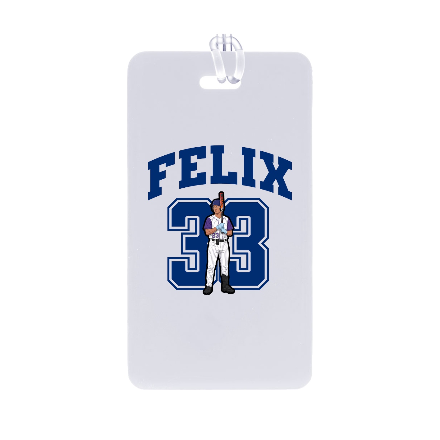Bag Tag — Number in Classic