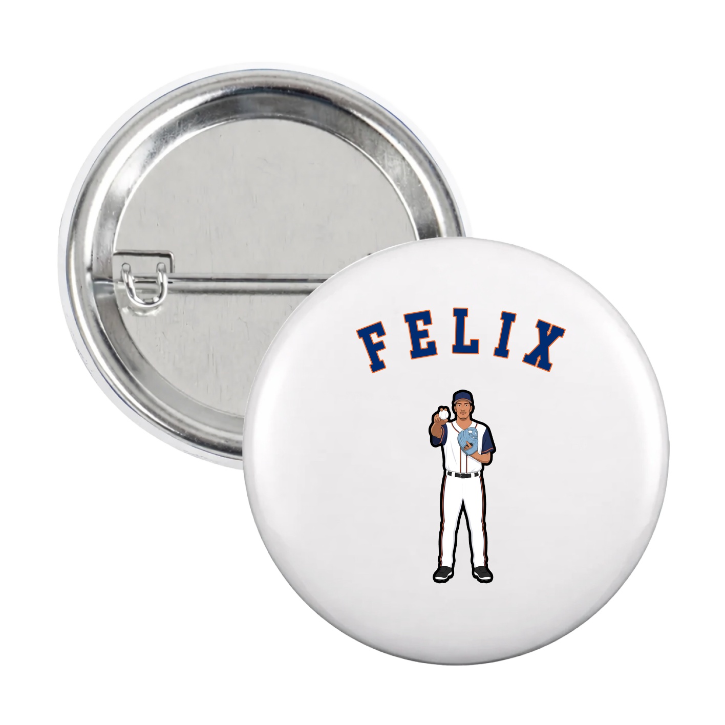 Game Day Button — Shirsey Arch in White