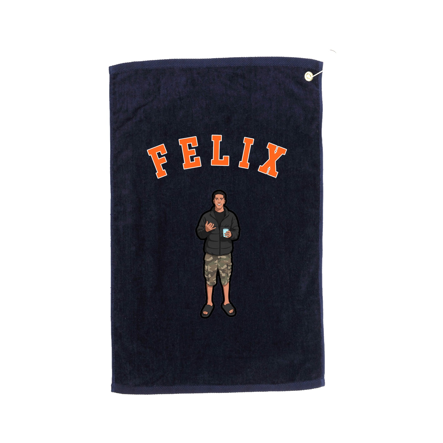 Golf Towel — Shirsey Arch in Navy
