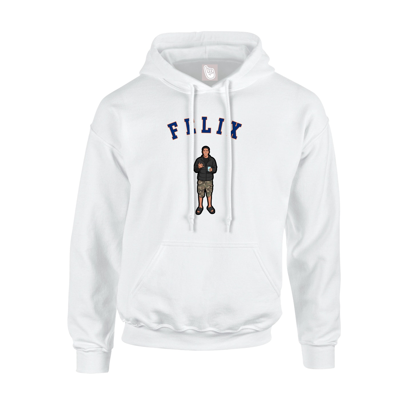 Hoodie — Shirsey Arch in White