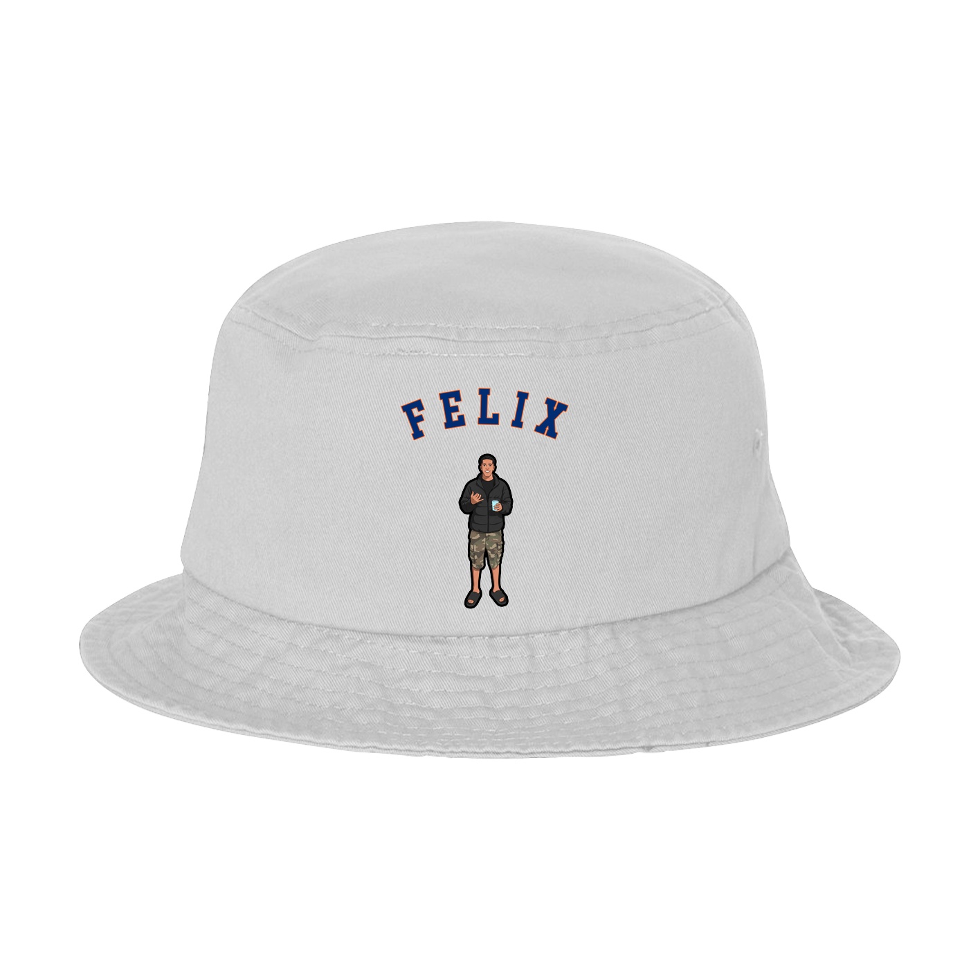Bucket Cap — Shirsey Arch in White