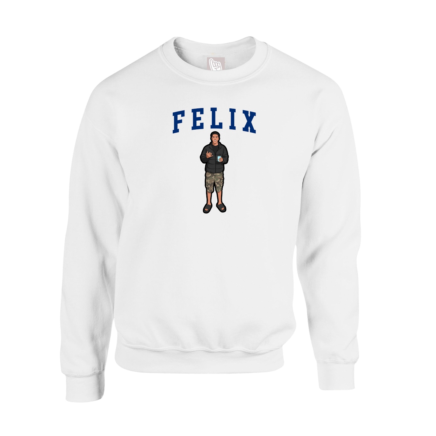 Fleece Crew — Shirsey in White