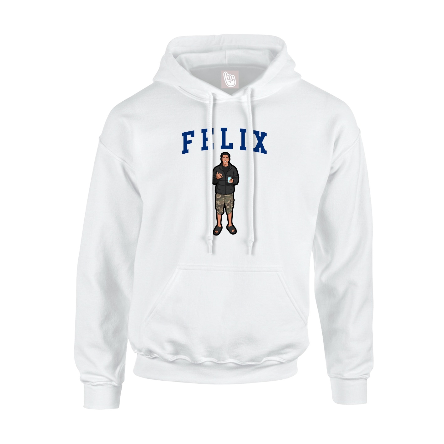 Youth Hoodie — Shirsey in White