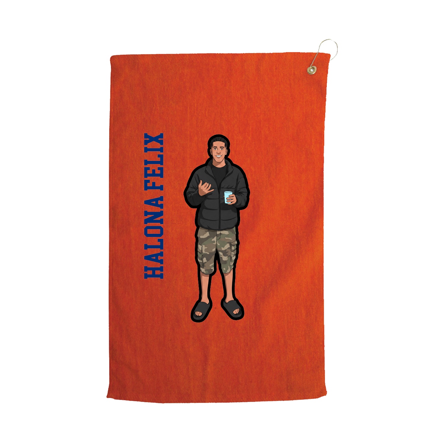 Terry Velour Golf Towel