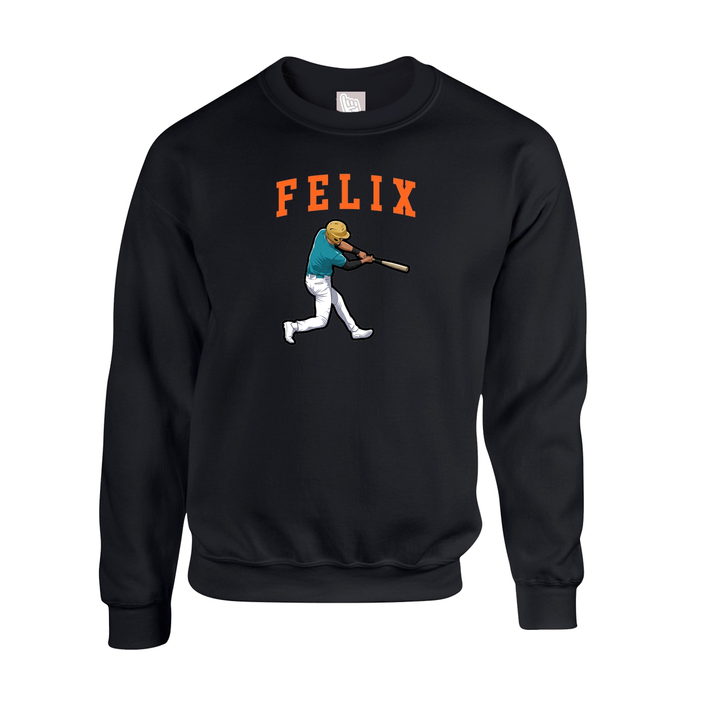 Fleece Crew — Shirsey in Black
