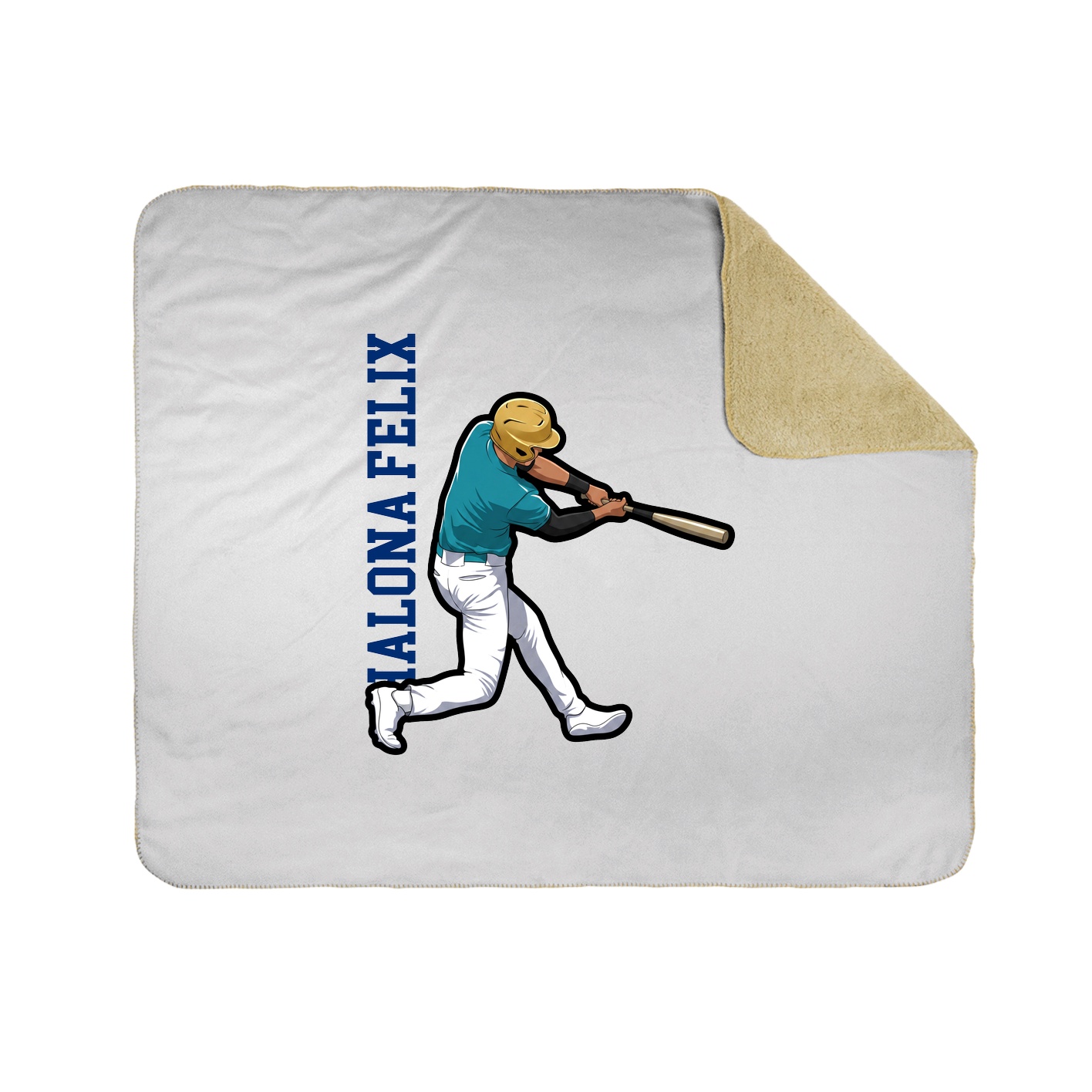50x60 Sherpa Lined Throw Blanket