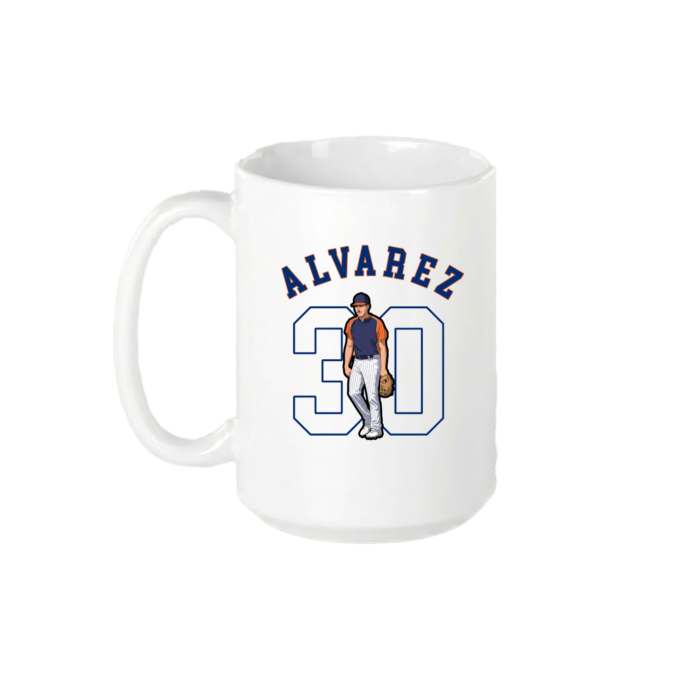 15oz Coffee Mug — Shirsey Arch in White