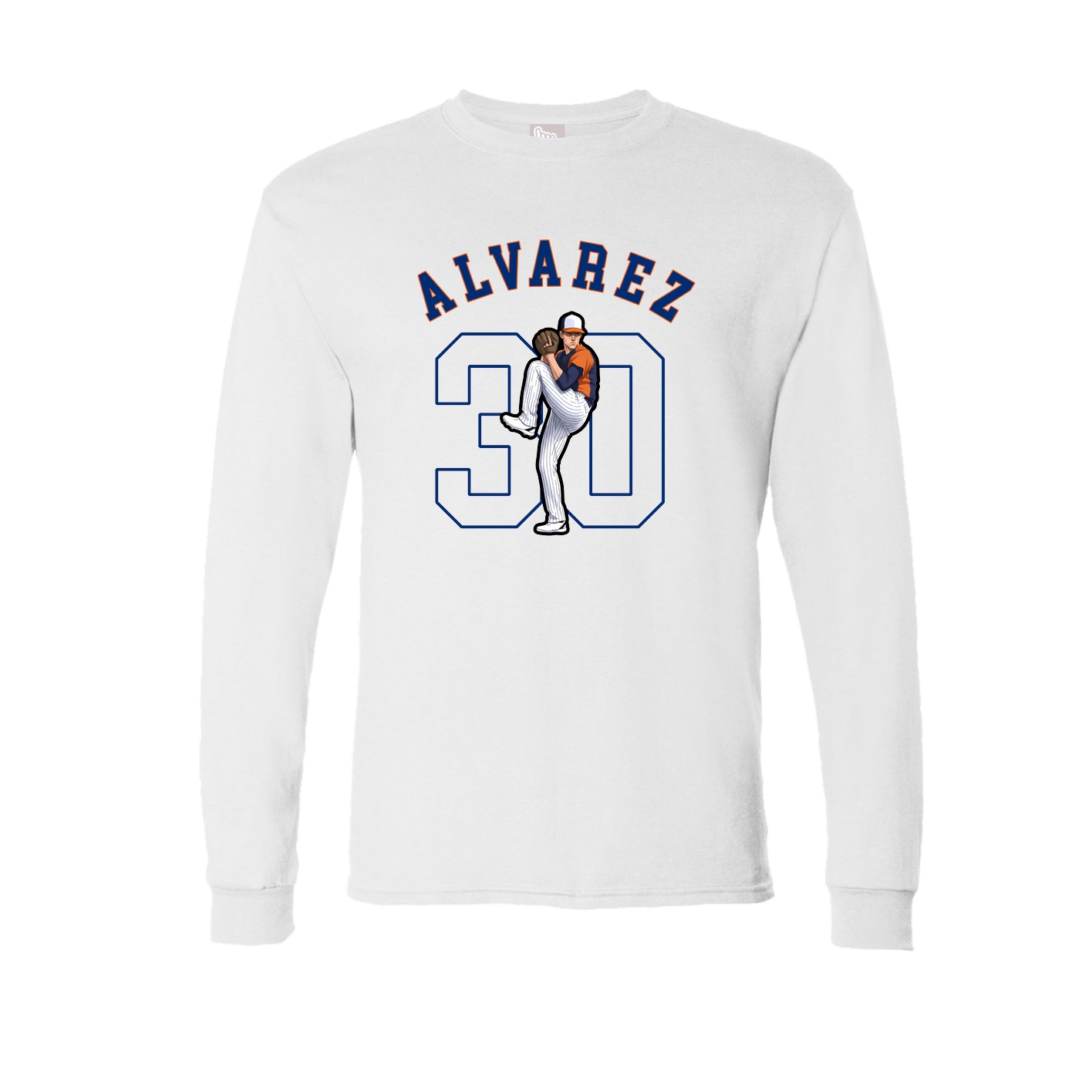 Long Sleeve Tee — Shirsey Arch in White