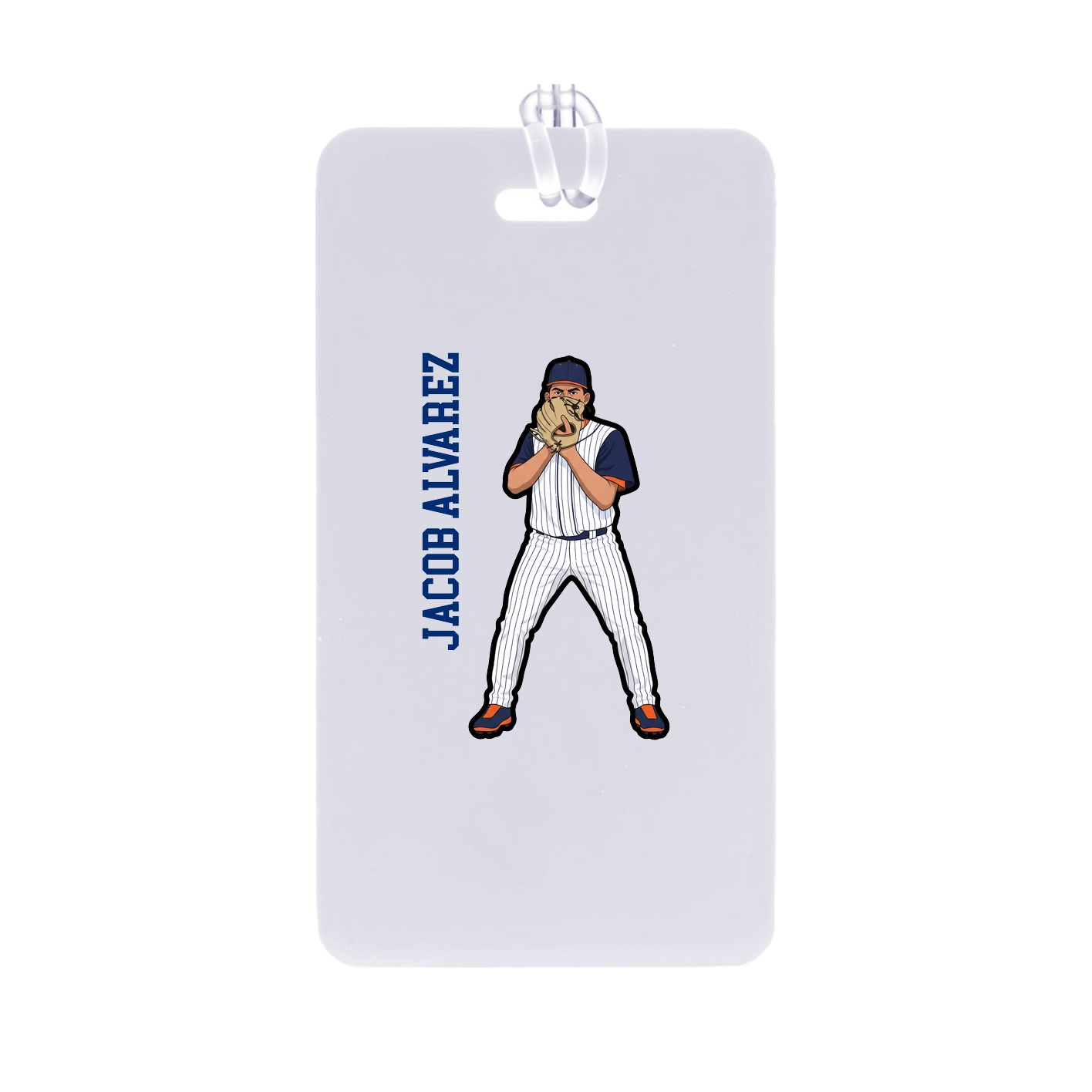 Bag Tag — Name Vertical in Classic