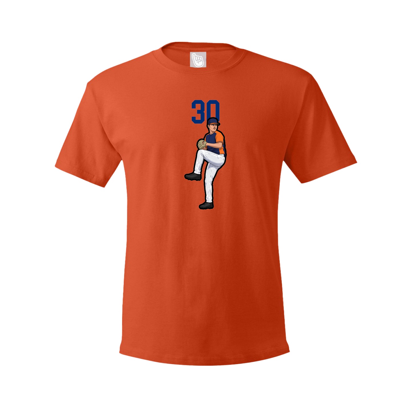 Tee — Number Top in Orange
