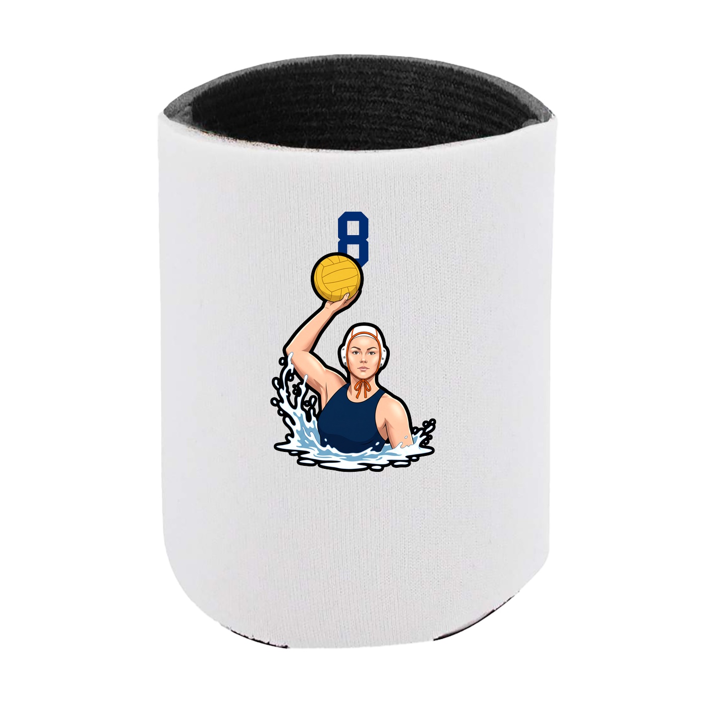 Can Holder — Number Top in White