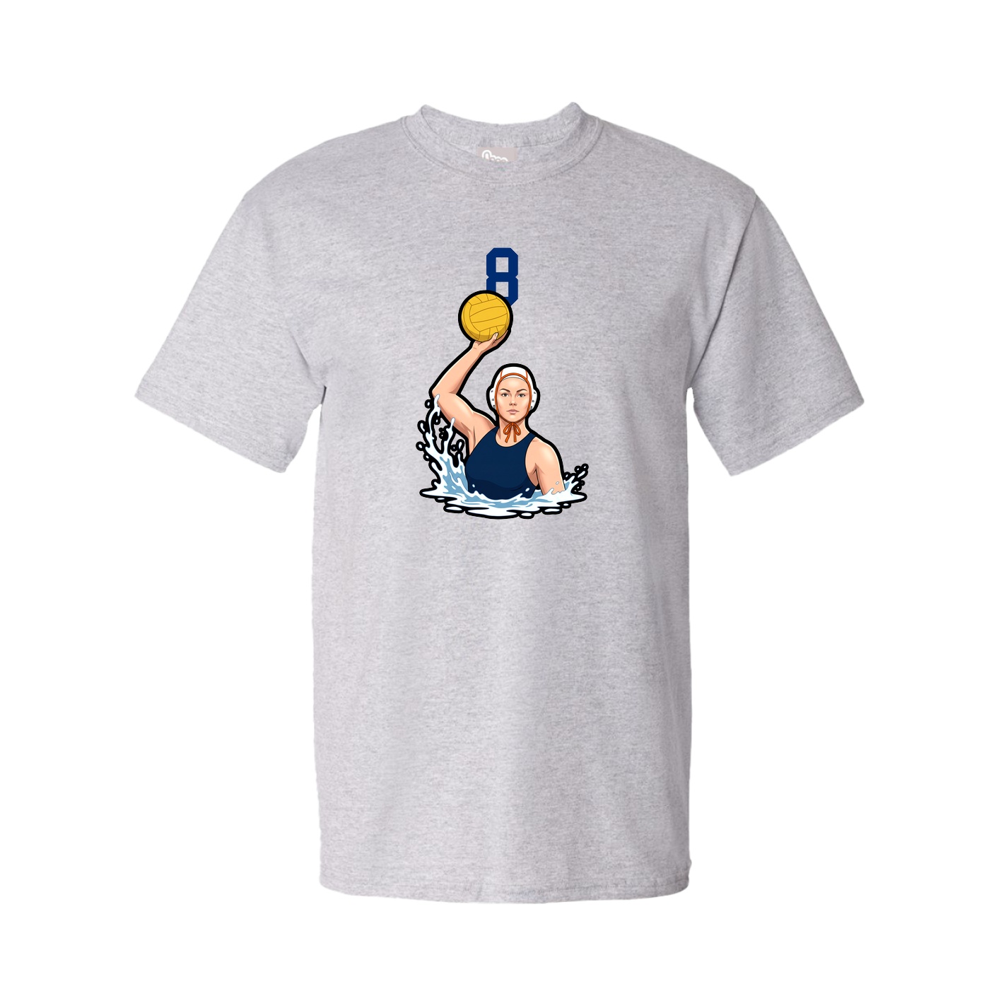 Tee — Number Top in Grey