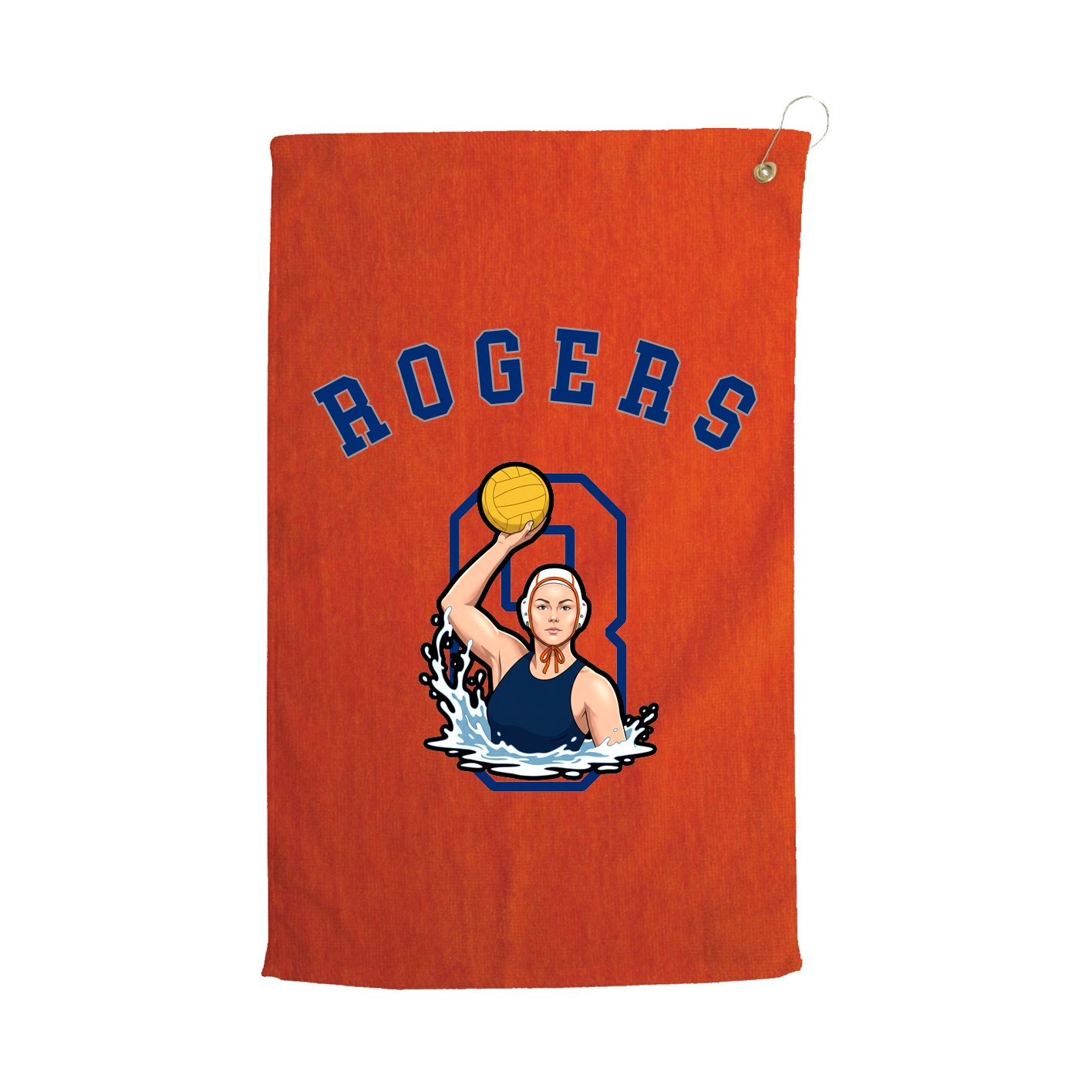 Golf Towel — Shirsey Arch in Orange