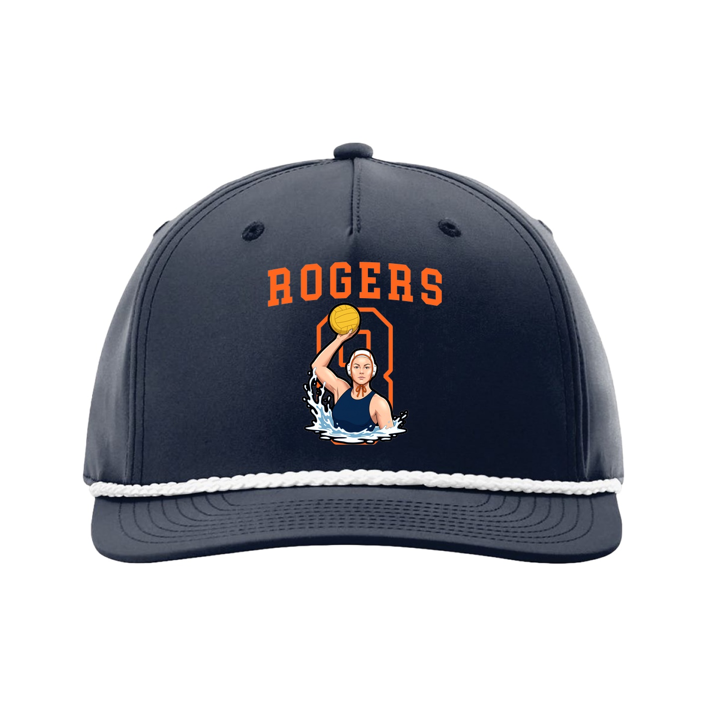 Five-Panel Classic Rope Cap — Shirsey in Navy