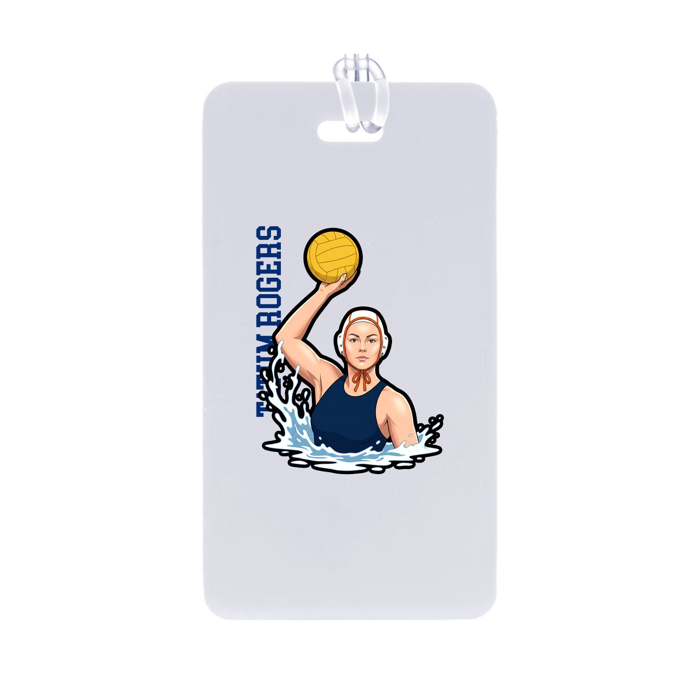 Bag Tag — Name Vertical in Classic
