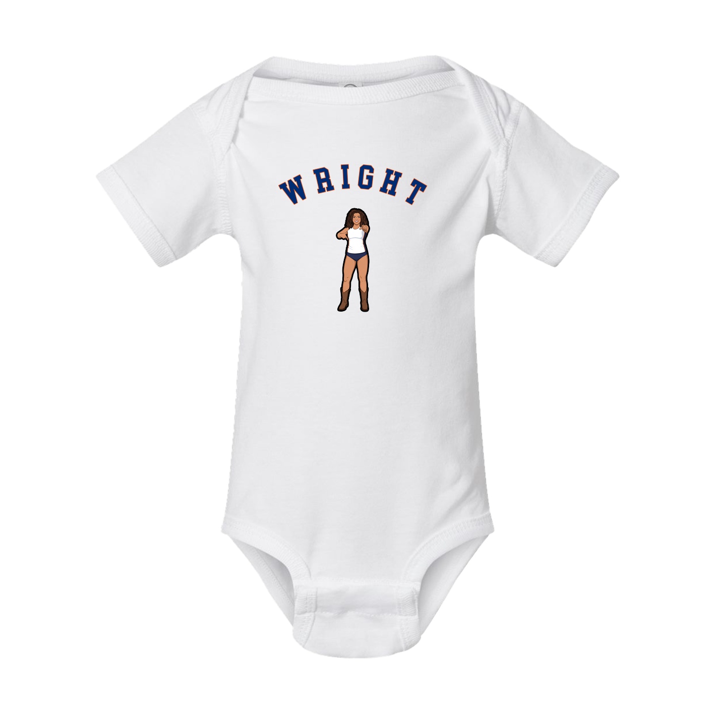 Baby Onesie — Shirsey Arch in White