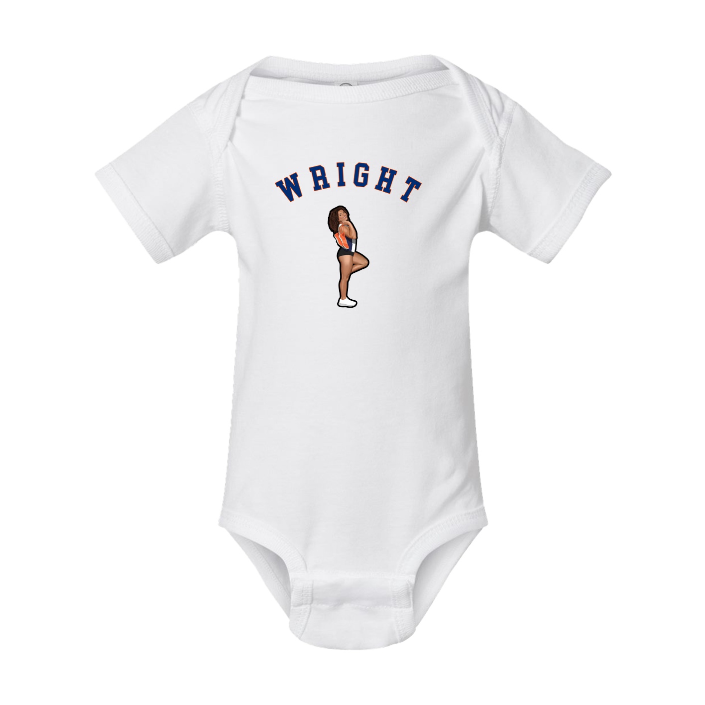 Baby Onesie — Shirsey Arch in White