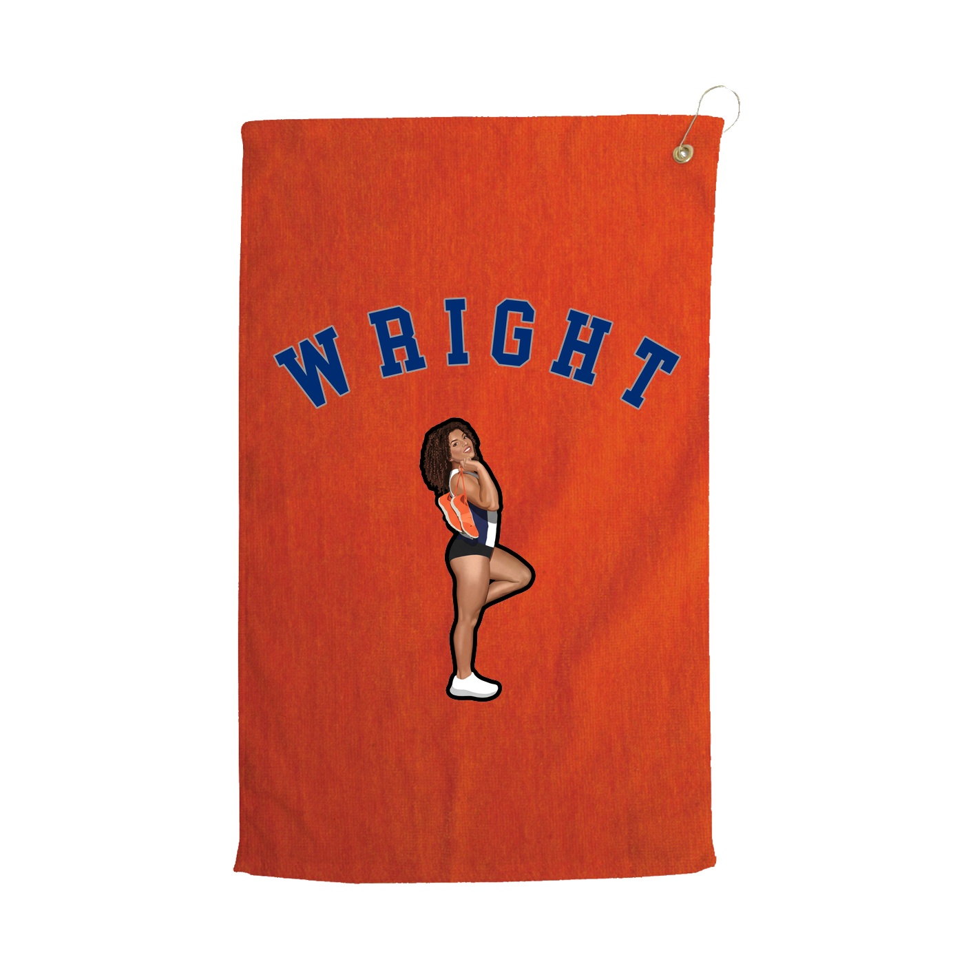 Golf Towel — Shirsey Arch in Orange