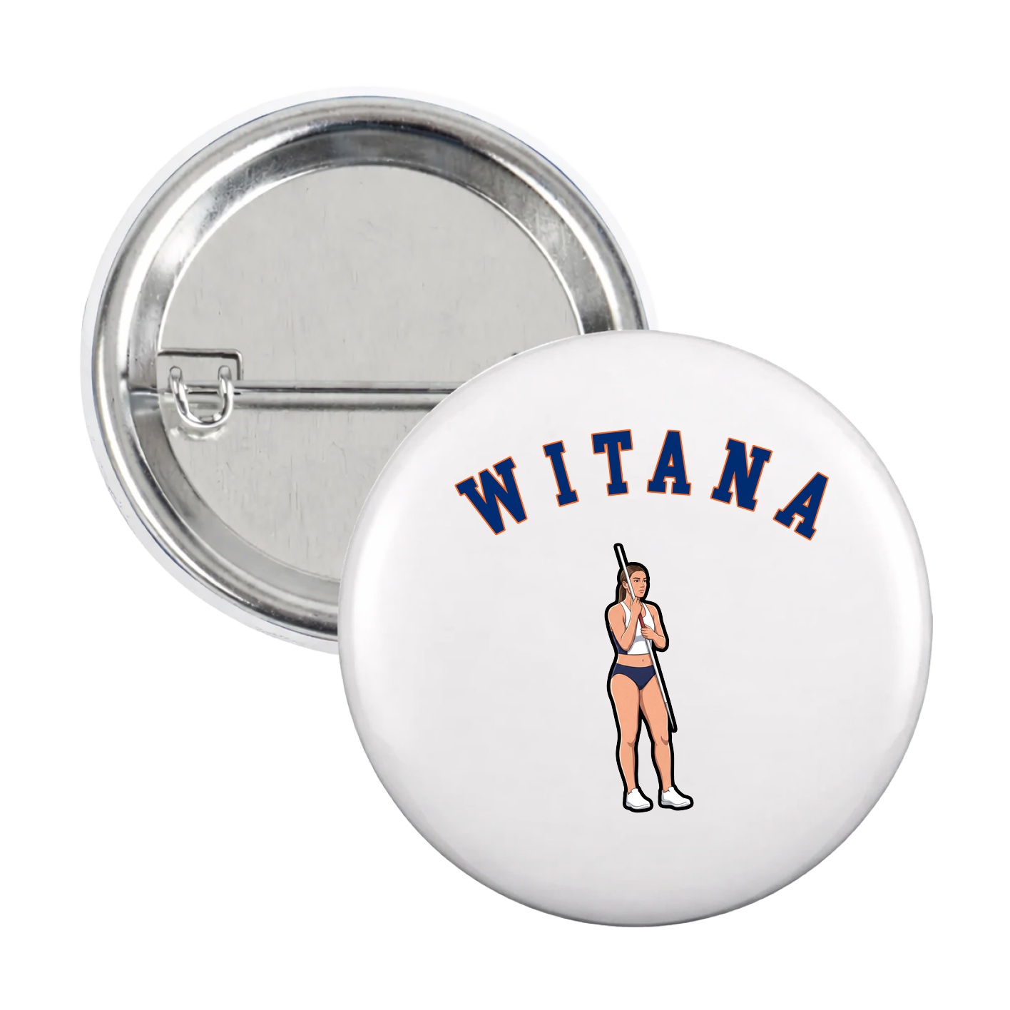 Game Day Button — Shirsey Arch in White