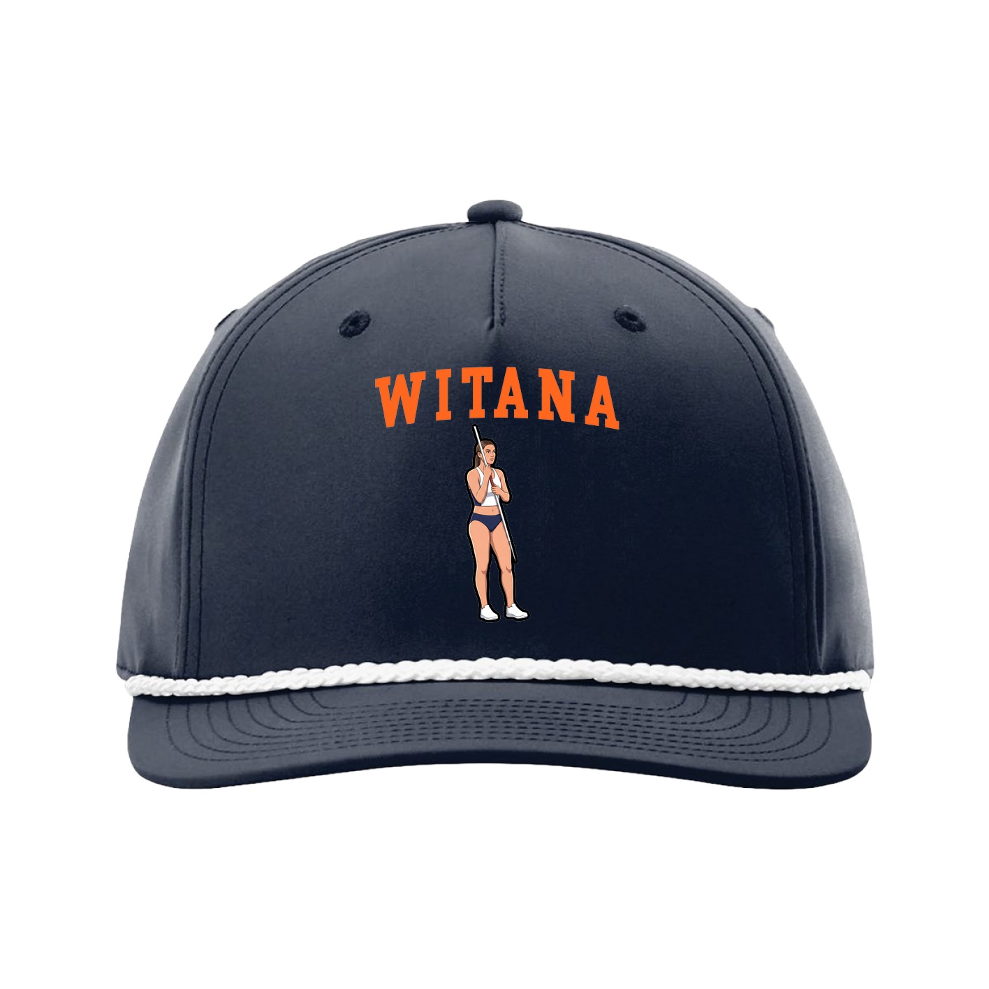 Five-Panel Classic Rope Cap — Shirsey in Navy