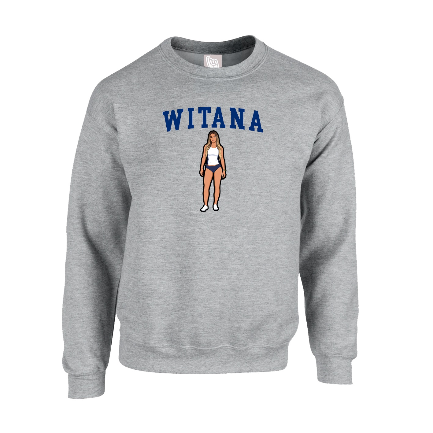 Fleece Crew — Shirsey in Grey