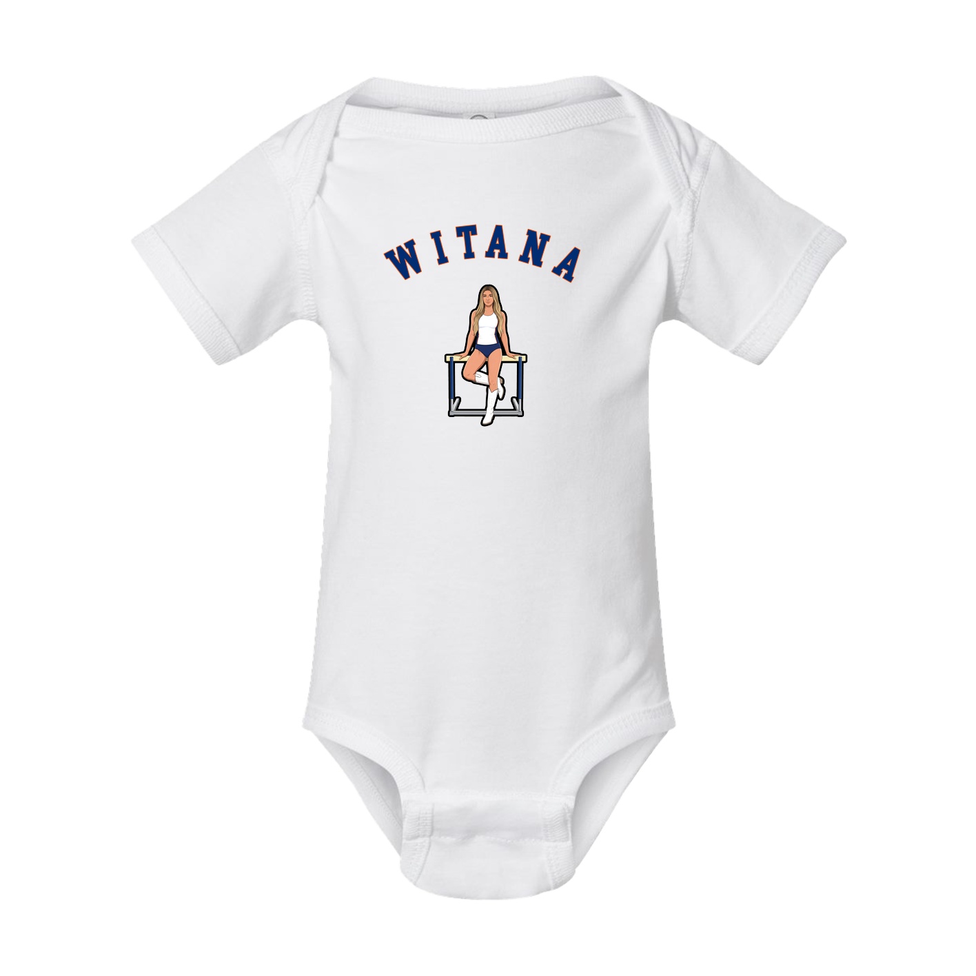 Baby Onesie — Shirsey Arch in White
