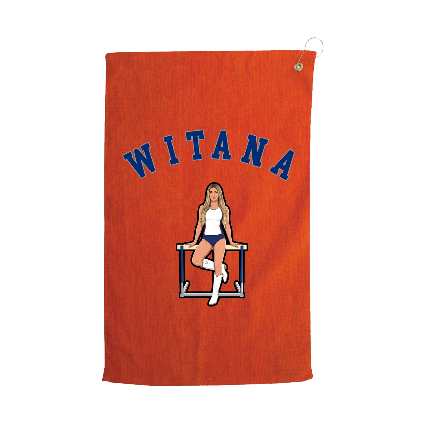 Golf Towel — Shirsey Arch in Orange