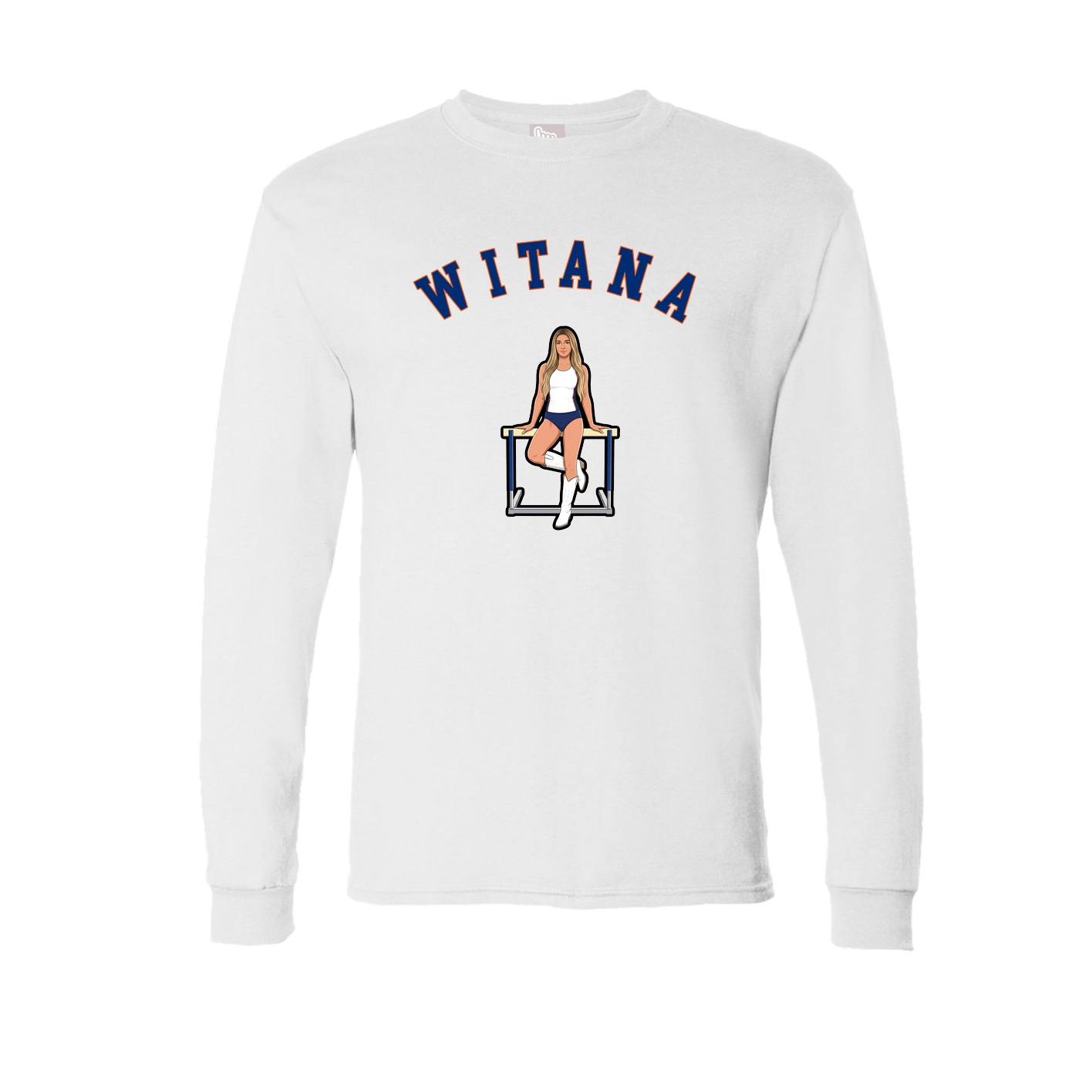 Long Sleeve Tee — Shirsey Arch in White