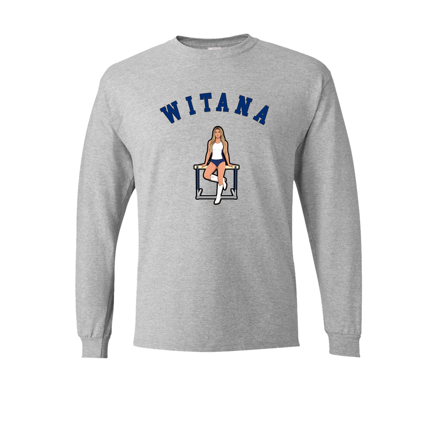 Long Sleeve Tee — Shirsey Arch in Grey