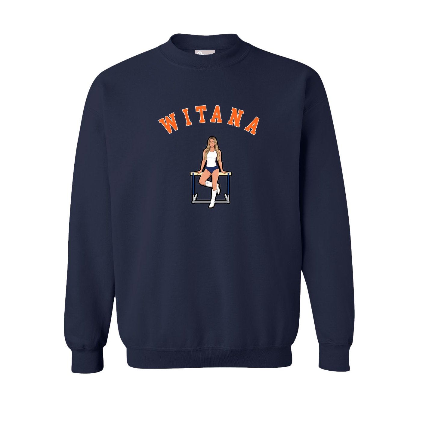 Fleece Crew — Shirsey Arch in Navy