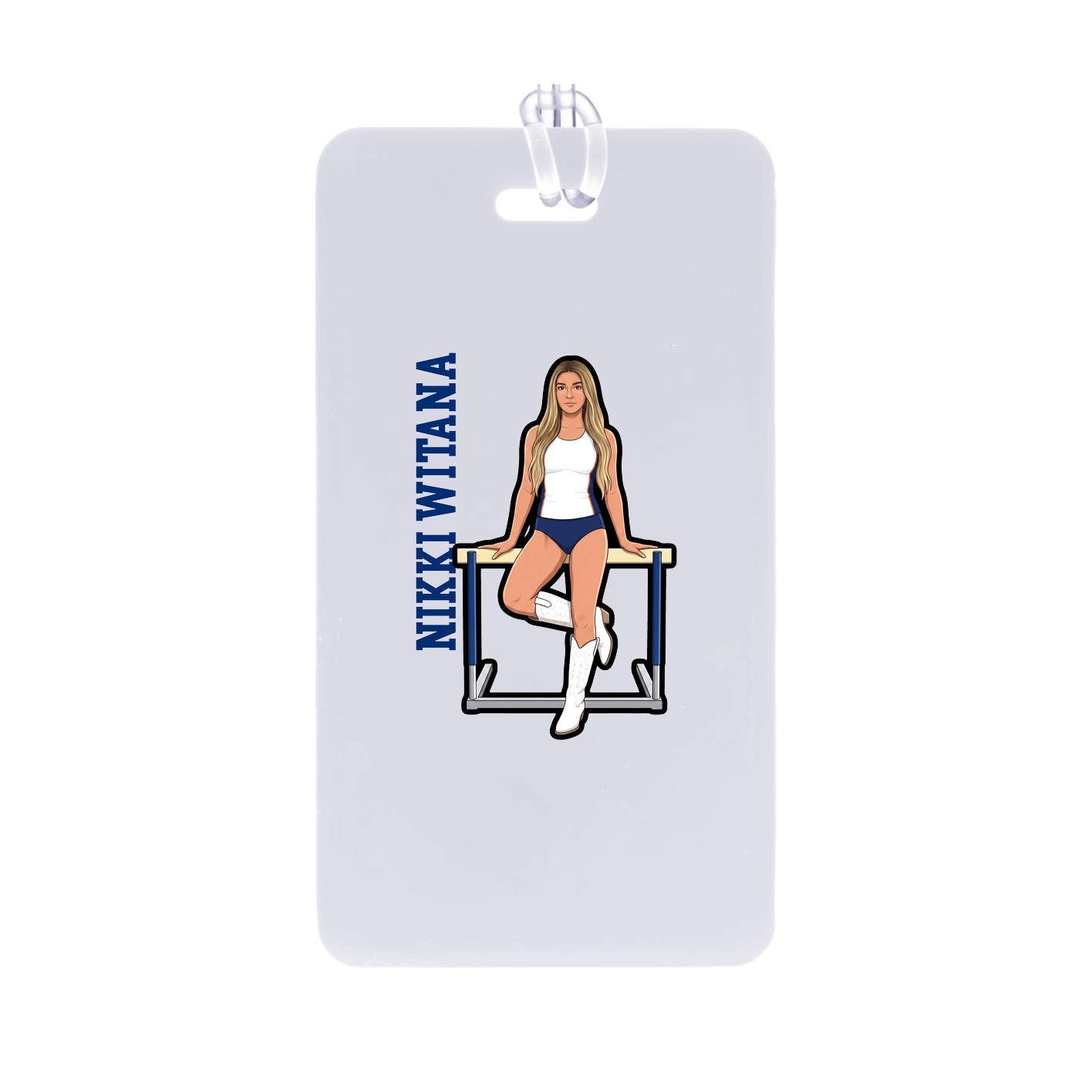 Bag Tag — Name Vertical in Classic