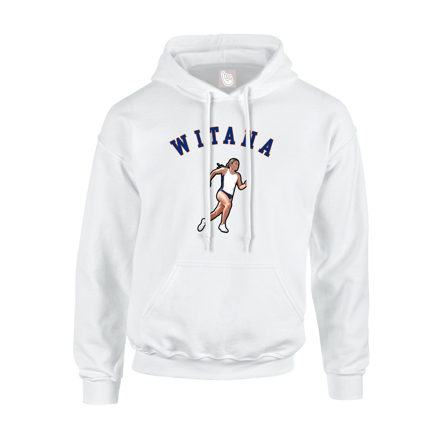 Youth Hoodie — Shirsey Arch in White