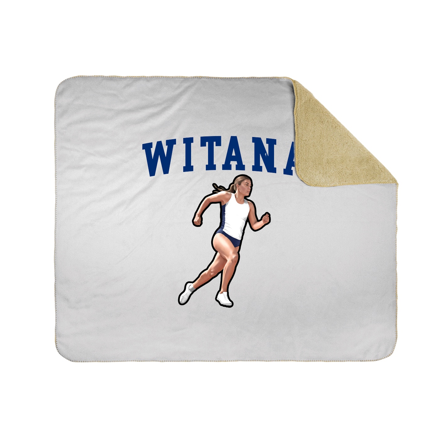 Throw Blanket — Shirsey in White