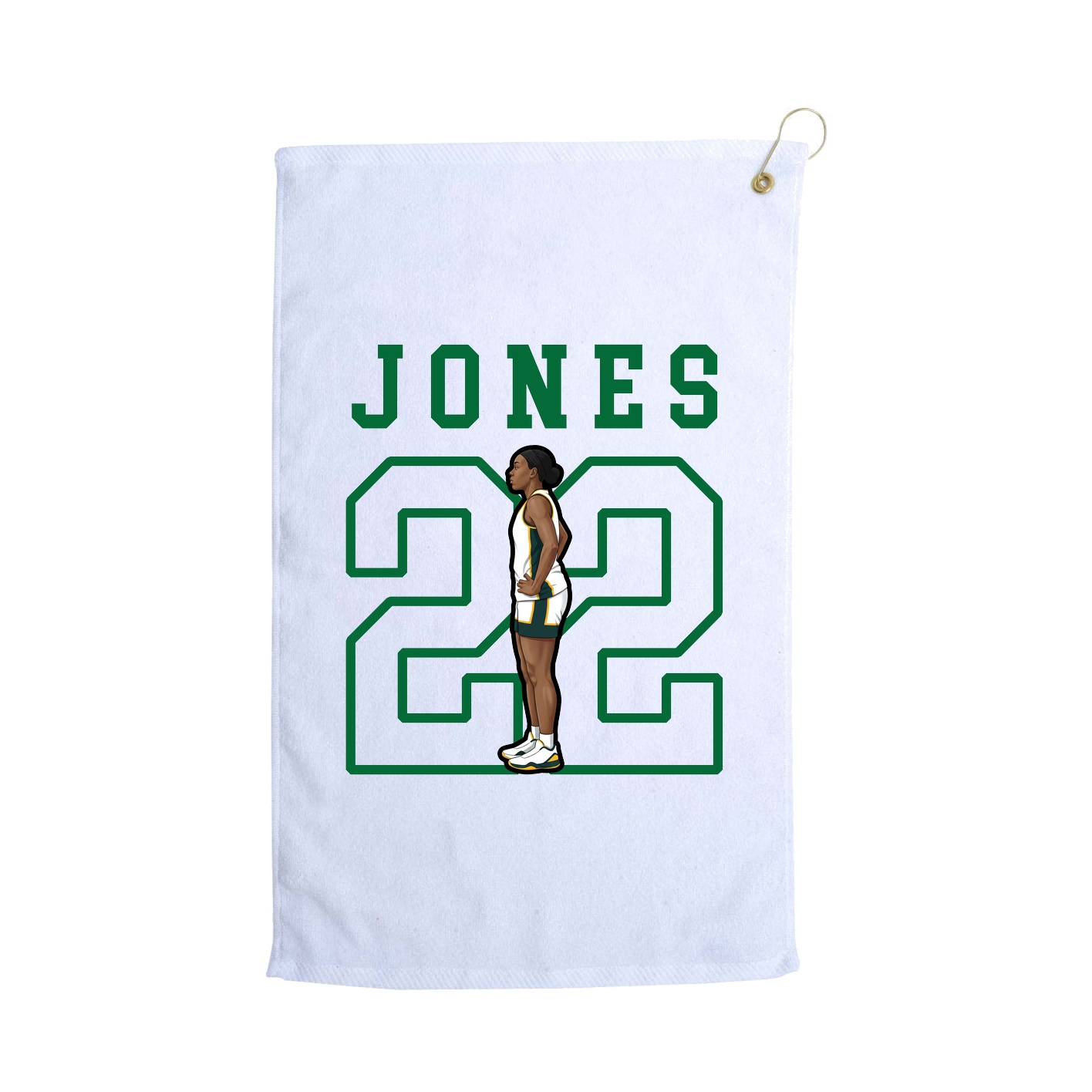 Golf Towel — Shirsey in White