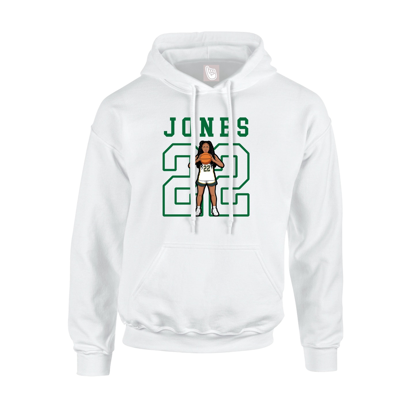 Hoodie — Shirsey in White