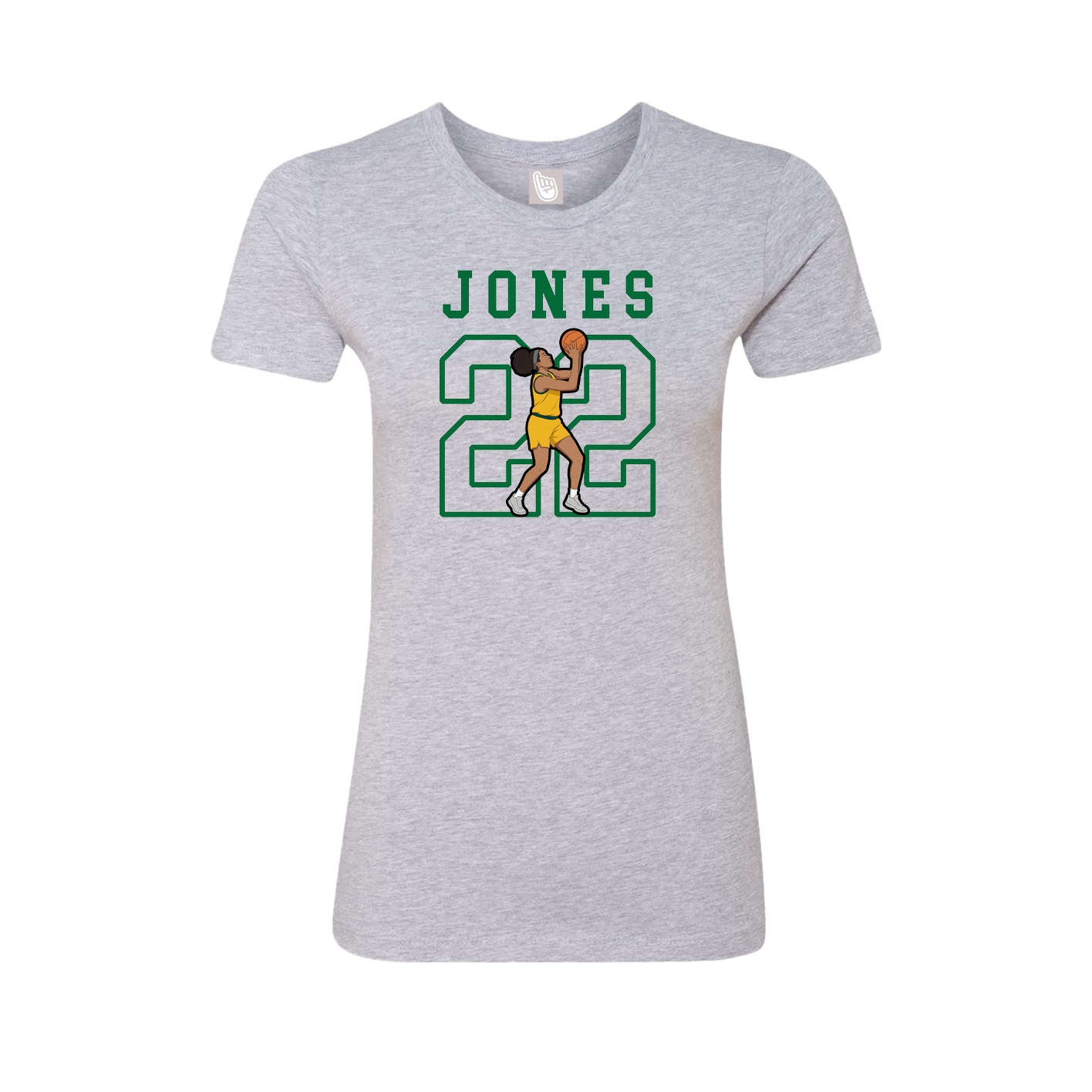 Fitted Women's Tee — Shirsey in Grey