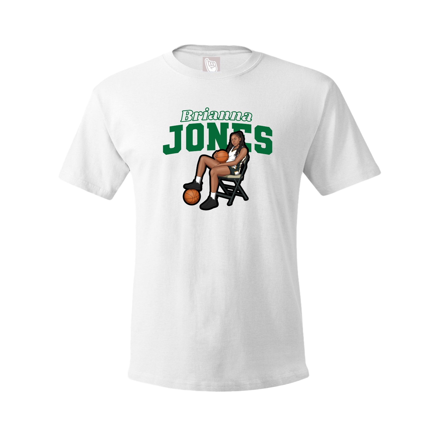 Tee — Name Arch in White