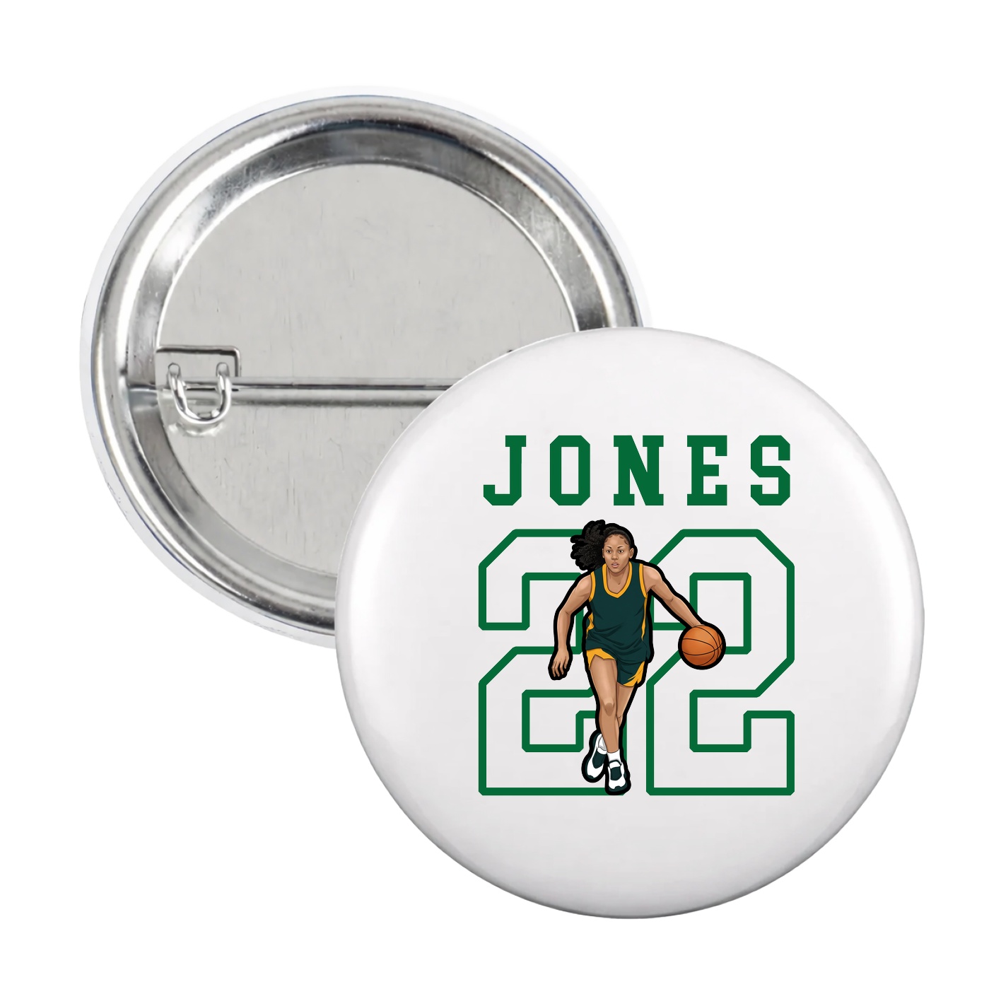 Game Day Button — Shirsey in White