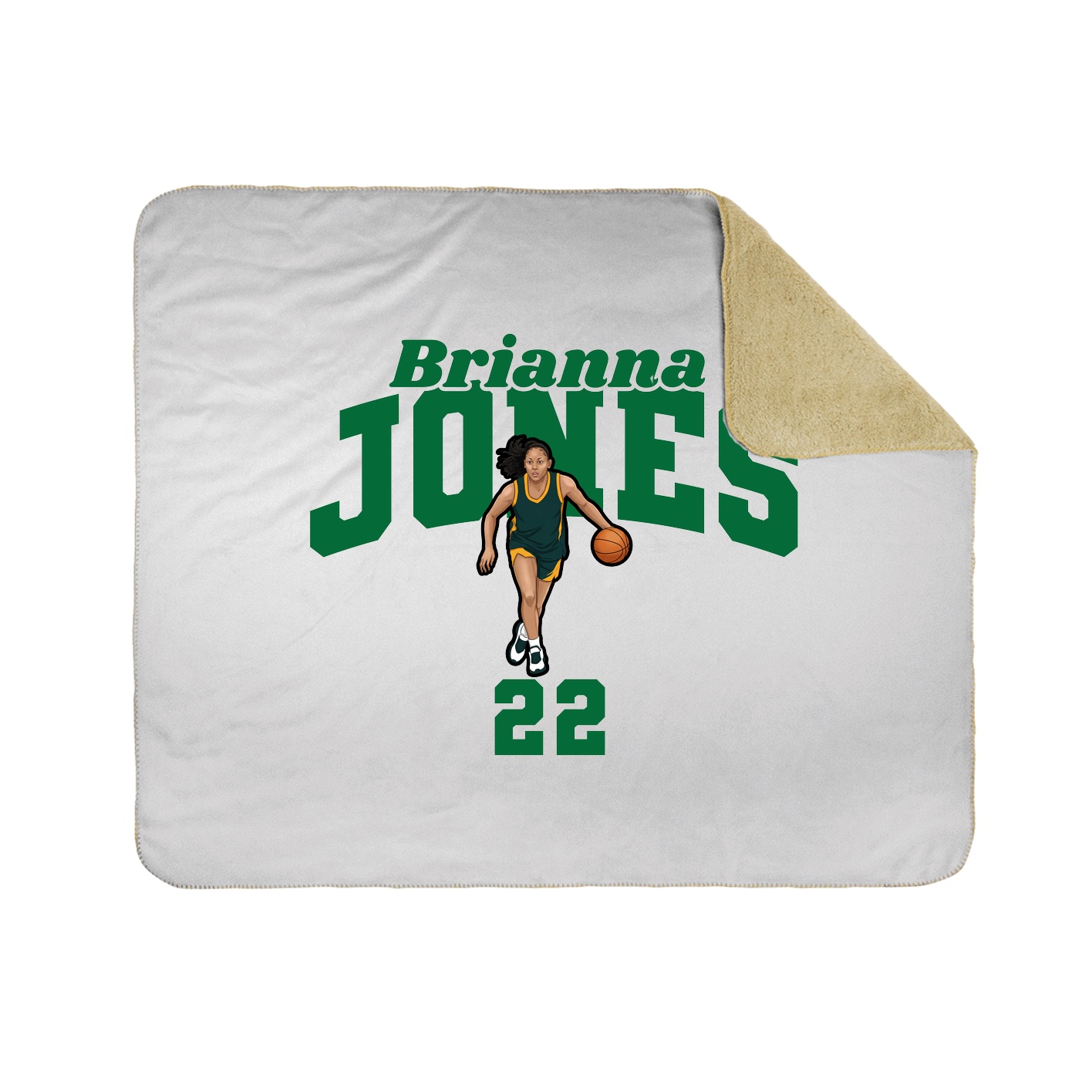 Throw Blanket — Signature Arch in White