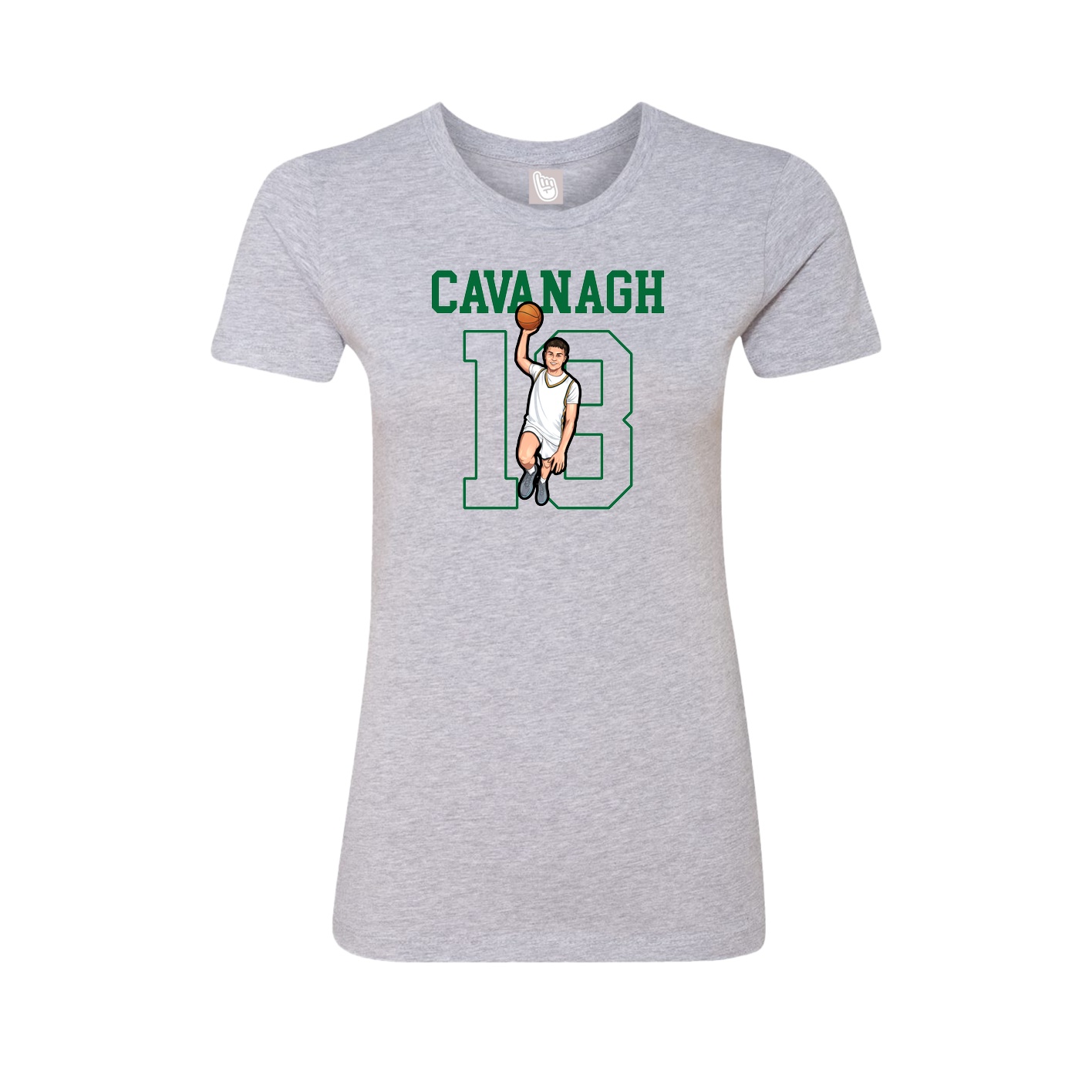 Fitted Women's Tee — Shirsey in Grey
