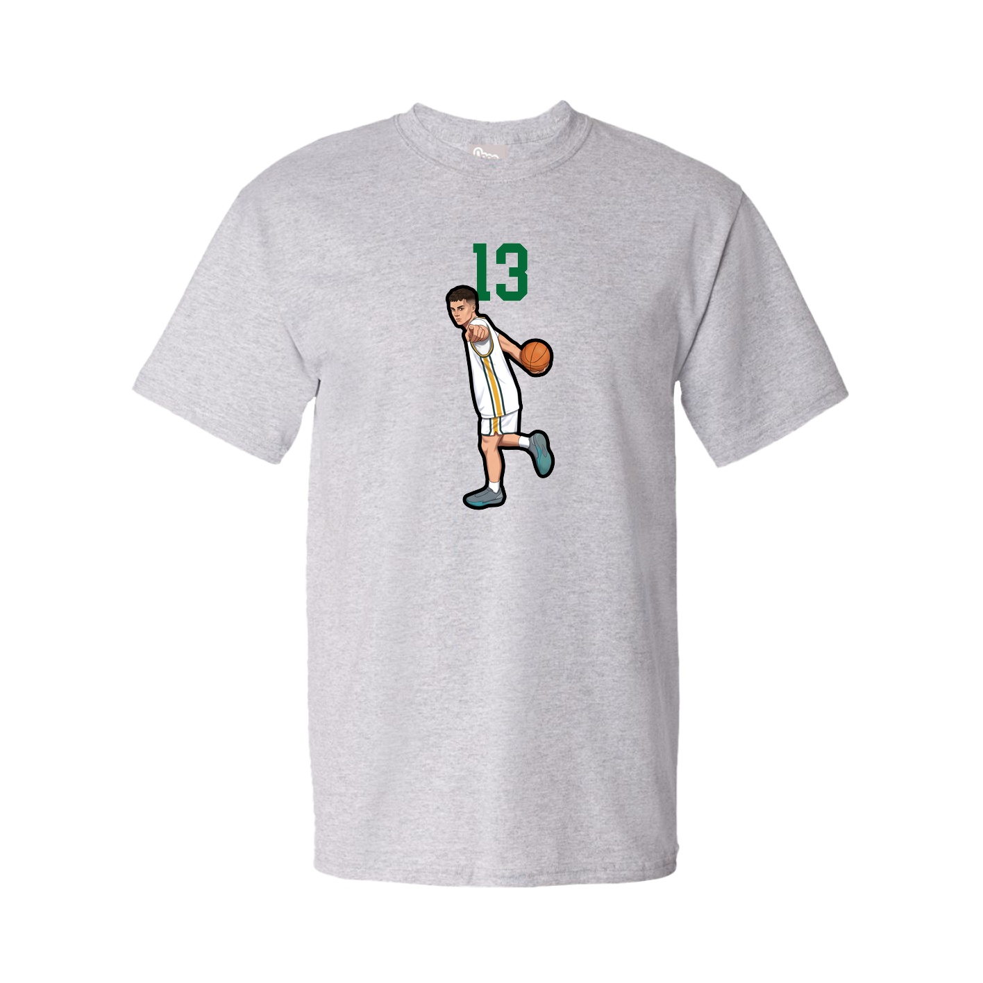 Tee — Number Top in Grey