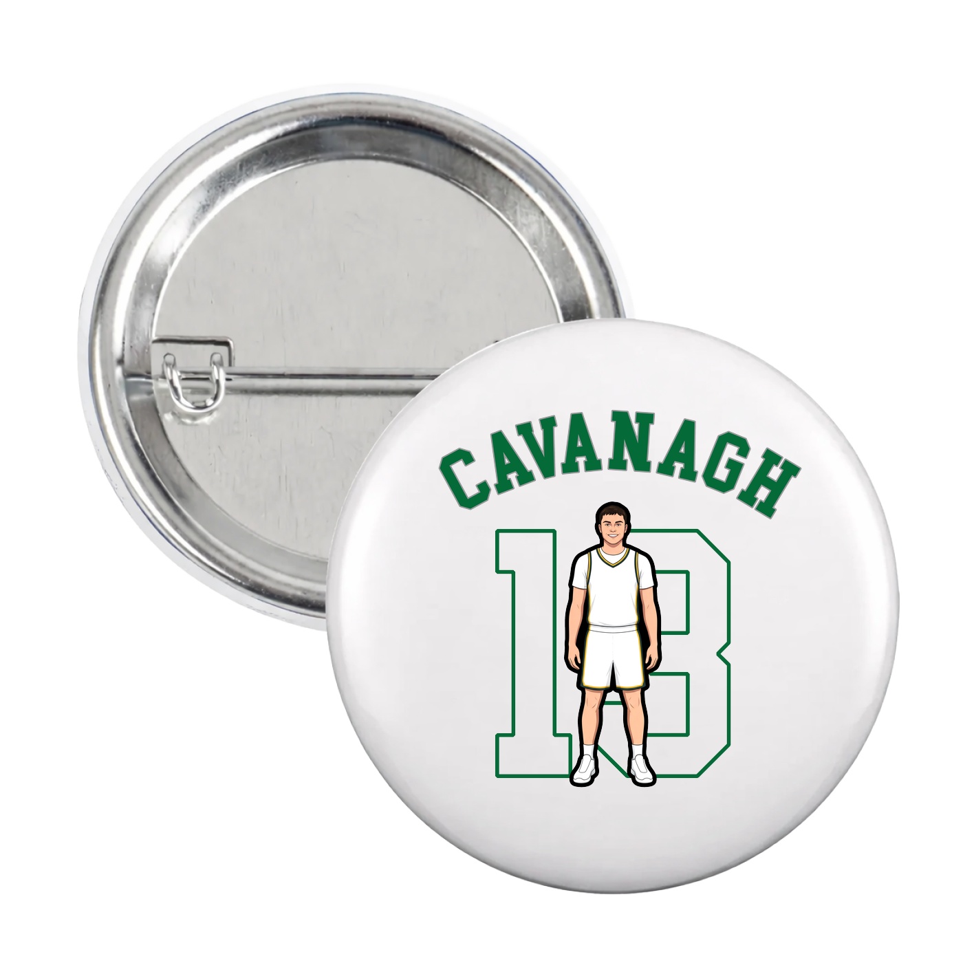 Game Day Button — Shirsey Arch in White