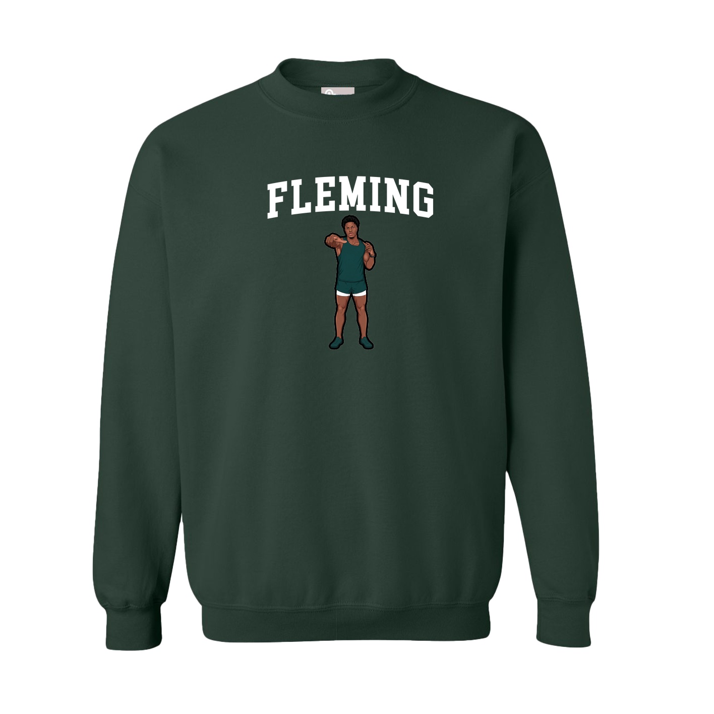 Fleece Crew — Shirsey in Green