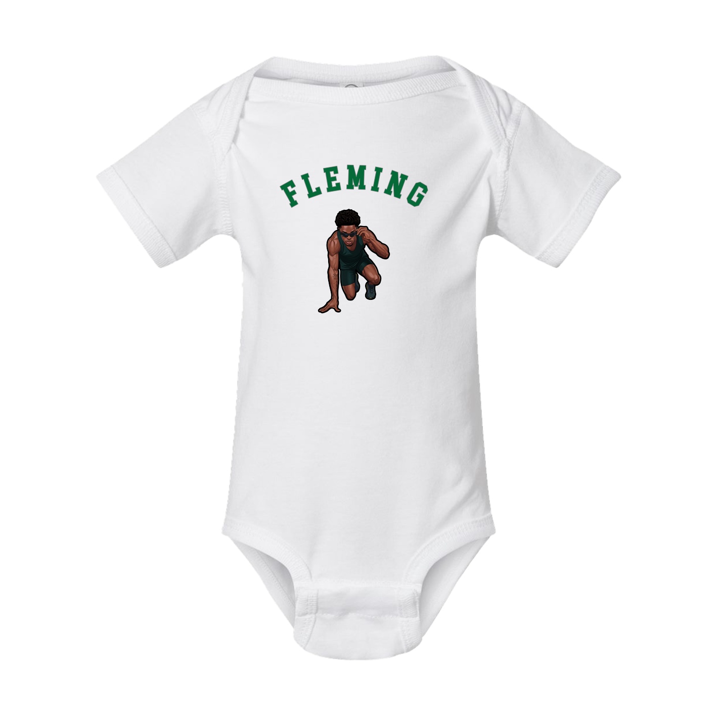 Baby Onesie — Shirsey Arch in White