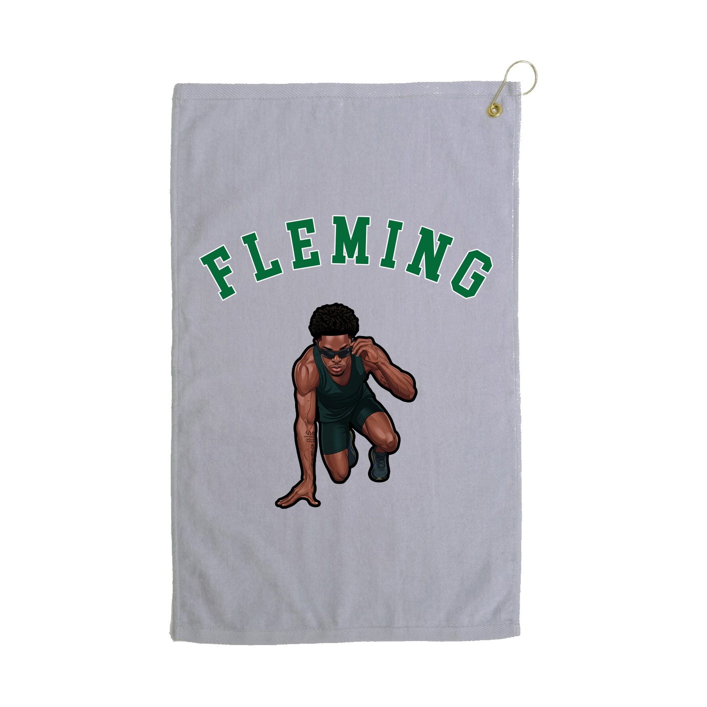 Golf Towel — Shirsey Arch in Grey