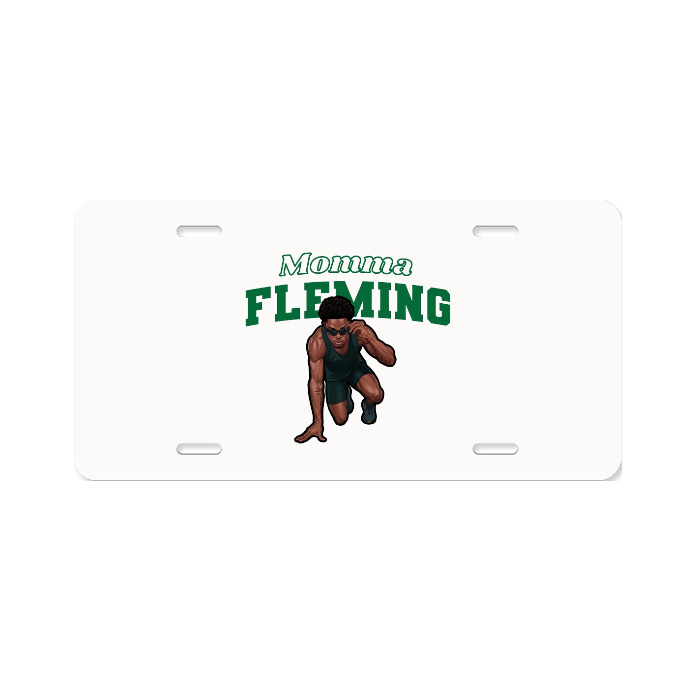 License Plate — Mothers Day Block in Classic