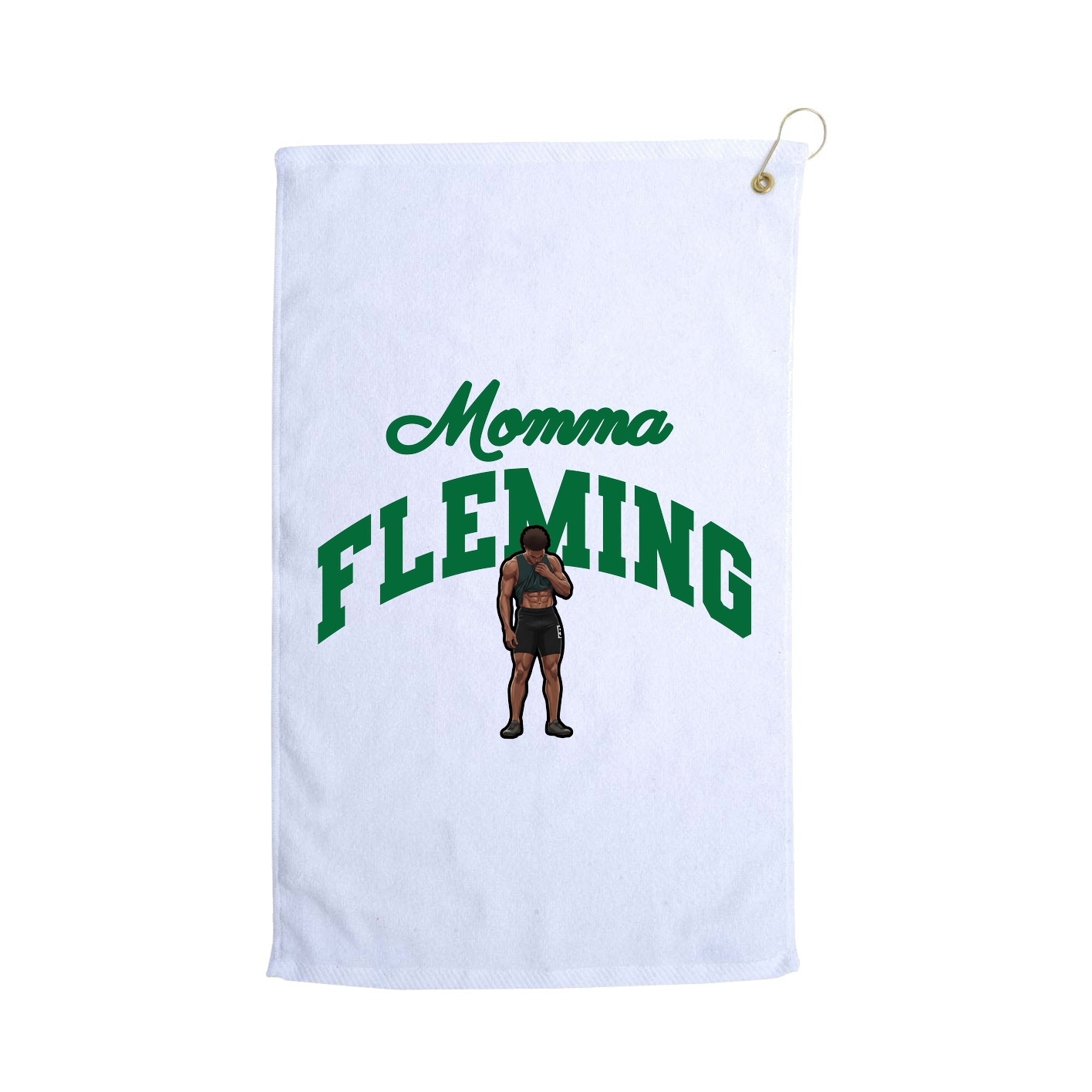 Golf Towel — Mothers Day Arch in White