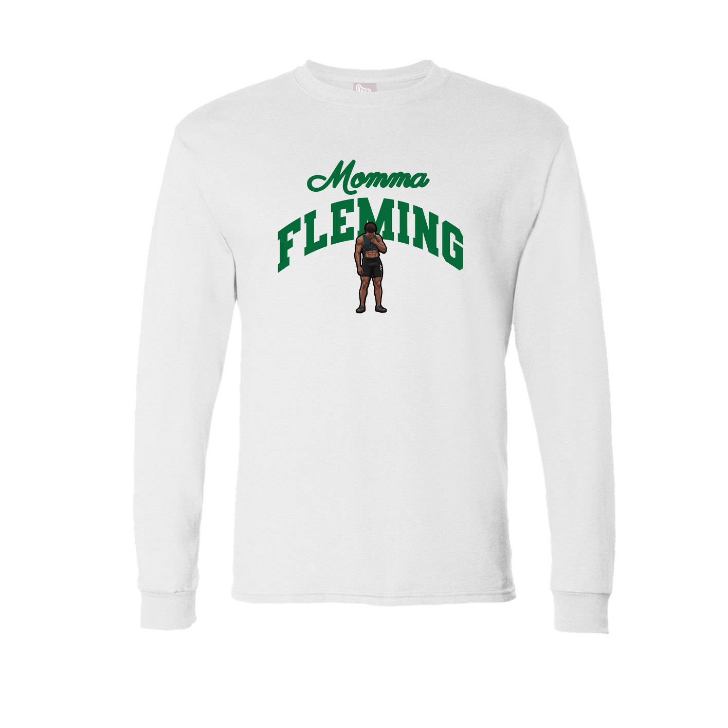 Long Sleeve Tee — Mothers Day Arch in White
