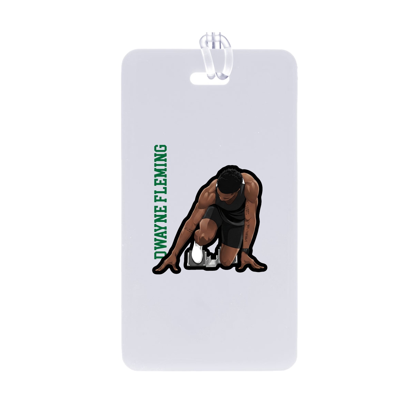 Bag Tag — Name Vertical in Classic