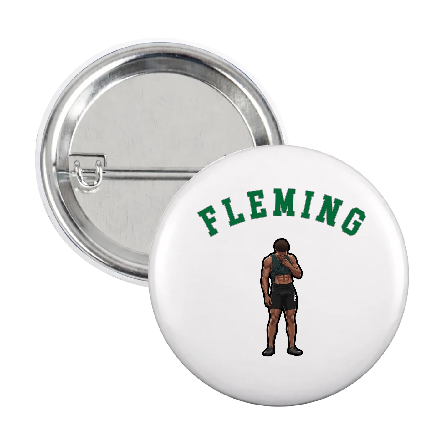 Game Day Button — Shirsey Arch in White